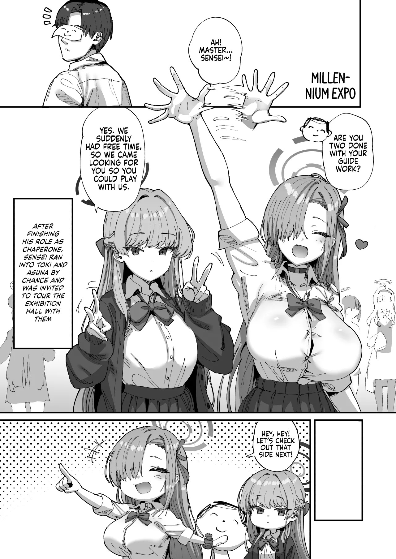 Asuna to Toki to Sex Shinai to Derarenai Heya | A Room You Can’t Leave Without Having Sex with Asuna & Toki page 2 full