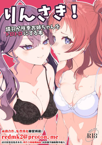 RinSaki! ~Rinha ga Saki Onee-chan o Torotoro ni Suru Hon~ cover
