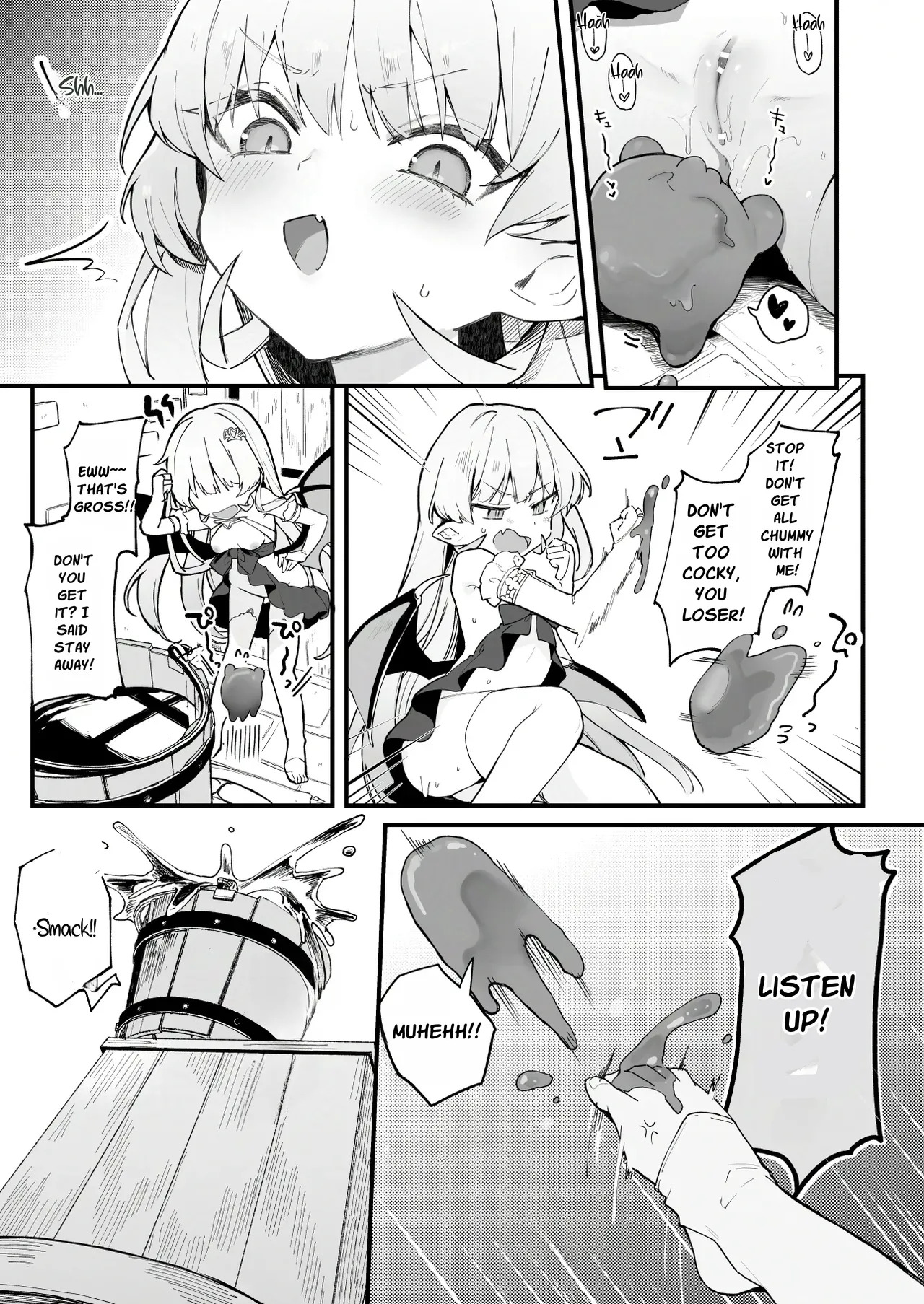 Plasma vs. Slime Manga page 8 full