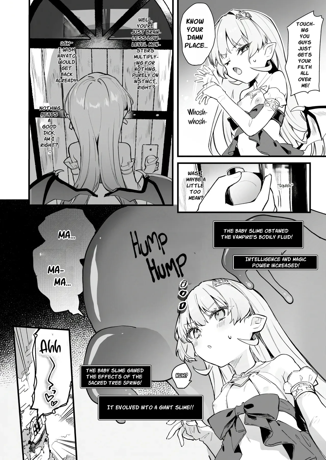 Plasma vs. Slime Manga page 9 full