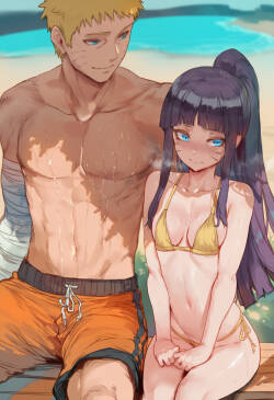 (Swirlinghawk) Naruto X Himawari v2 (Ai Generated)