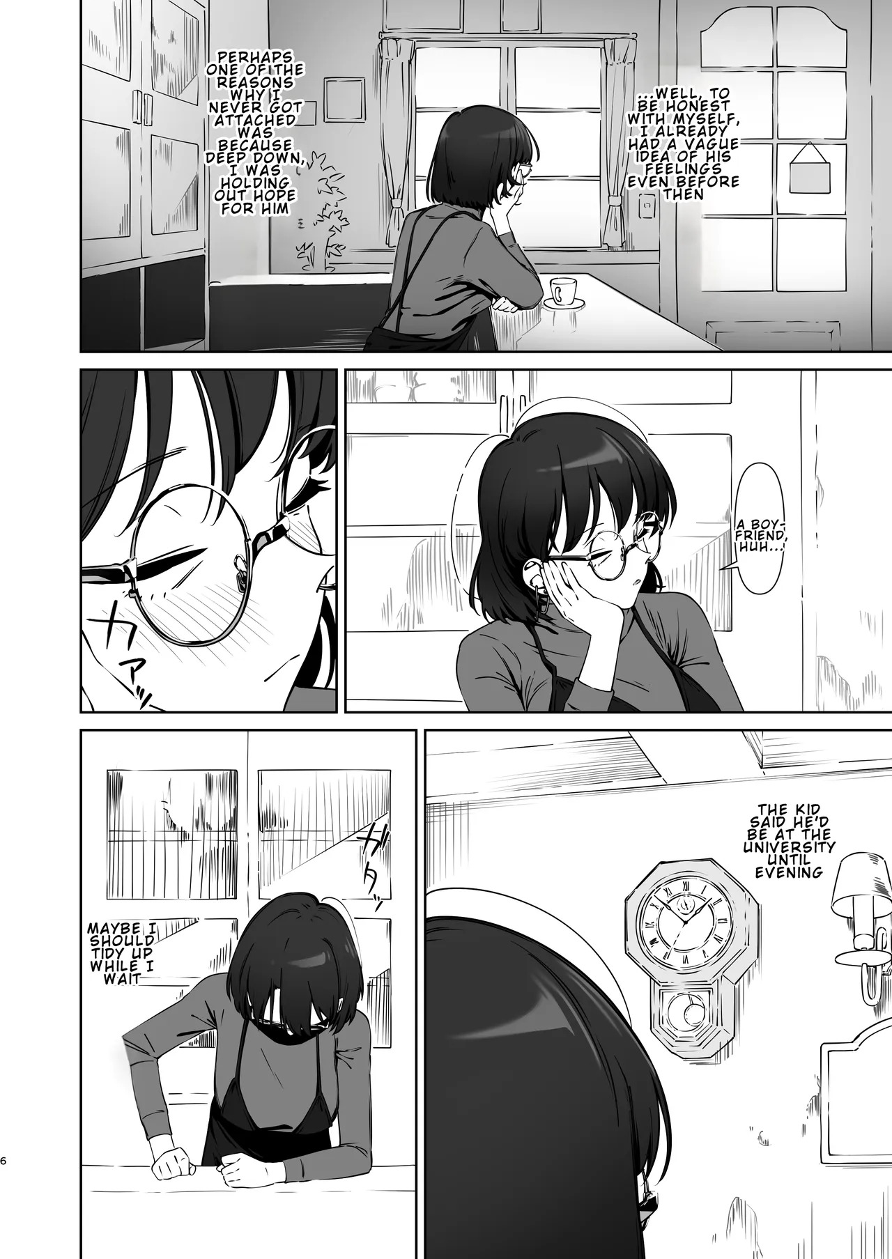 My first sexual experience was with the boss of the cafe I’d been going to for 16 years Ch. 2 page 7 full