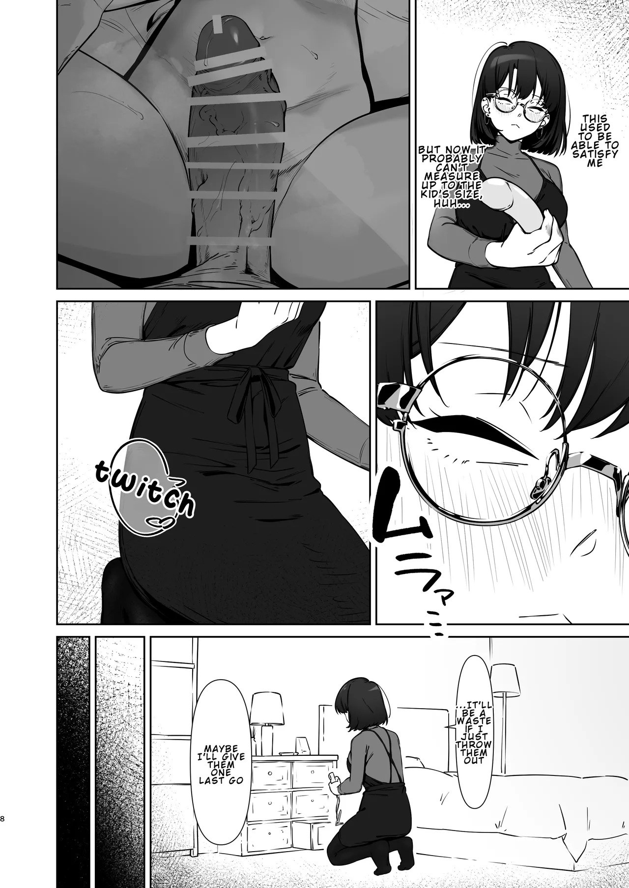 My first sexual experience was with the boss of the cafe I’d been going to for 16 years Ch. 2 page 9 full