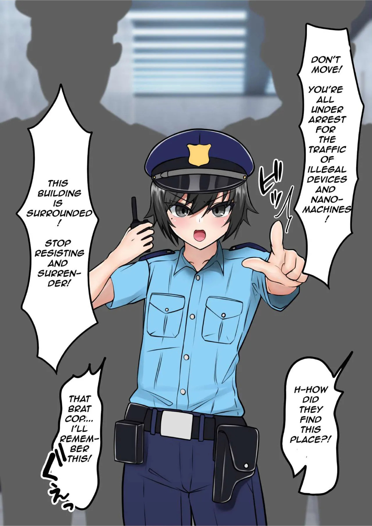 Restrained and Gender swapped page 1 full