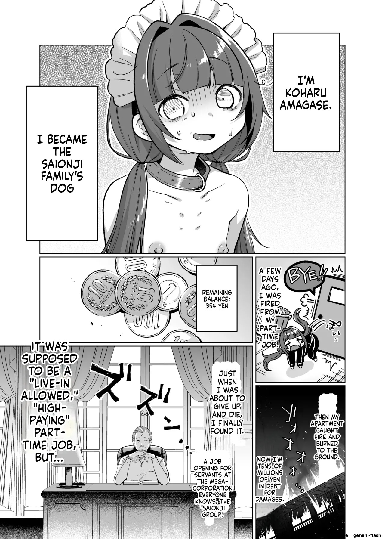 Oyashiki Wonderful Life ~ Maid Saiyou da to Omottara, Inu ni Saremashita ~ page 5 full