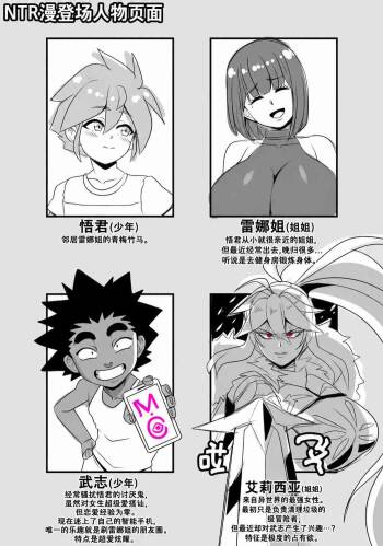 NTR 漫画 登场人物介绍页面 cover