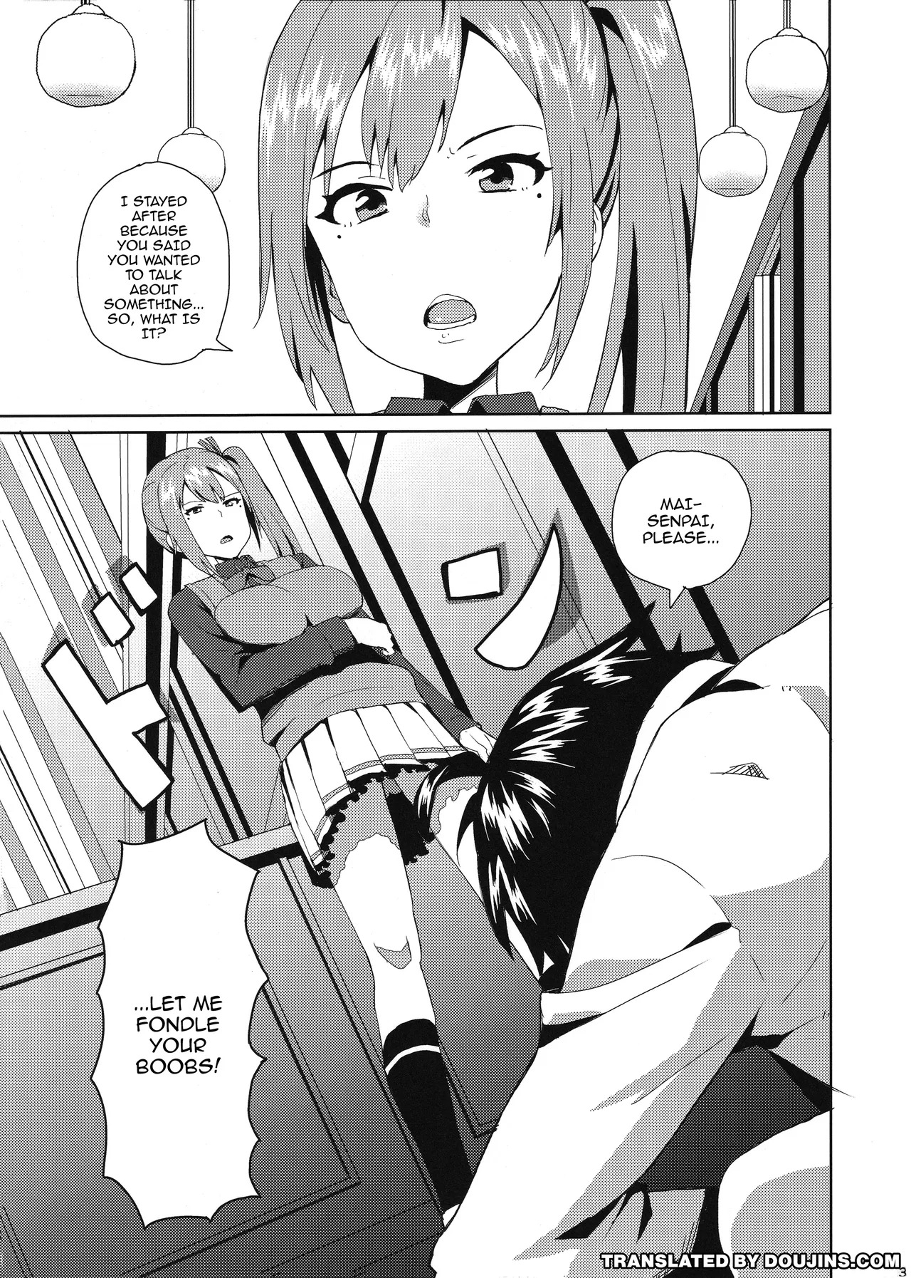 Mai-senpai no Oppai Momitai / I Want To Fondle Mai-senpai's Boobs page 2 full
