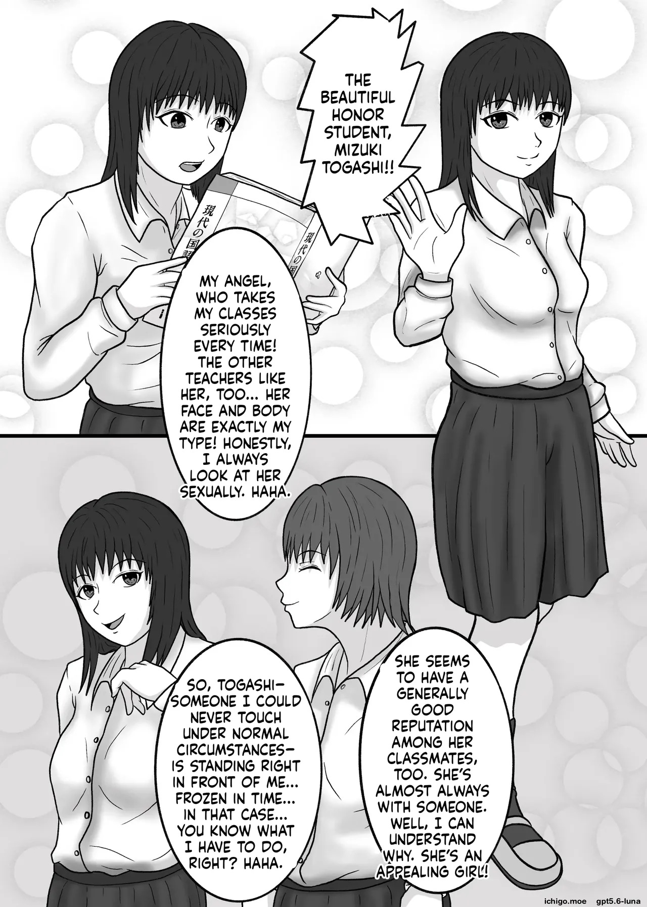 Freezing Time to Creampie My Students Over and Over! page 5 full
