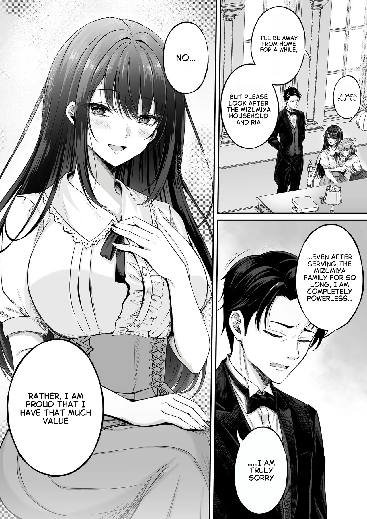 Botsuraku Reijou wa Nao mo Kedakaku ~Migawari ni Chiru Hana page 4 full