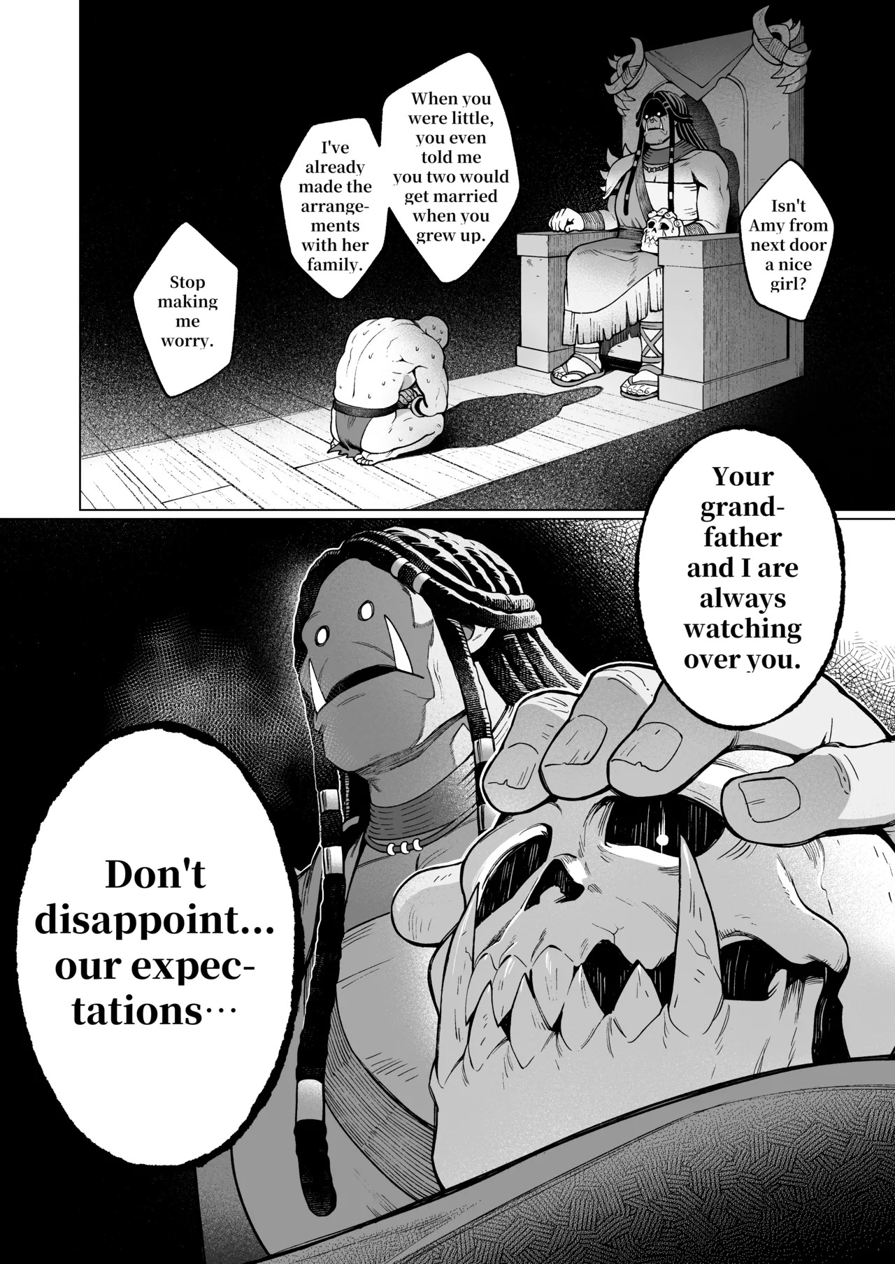Elf Brothel Room No.3 Laycey ~A Virgin Orc Requested a Dark-Skinned Elf~ 2 page 10 full