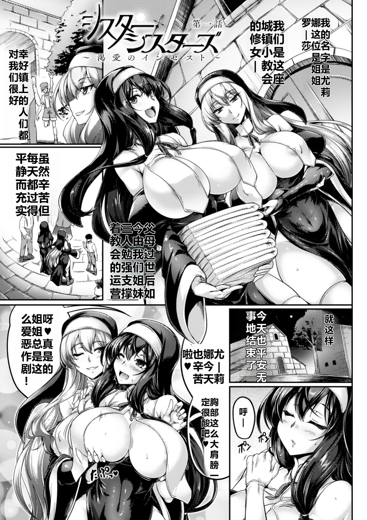サキュバシスターズ ～聖職姉妹の背徳～ page 5 full