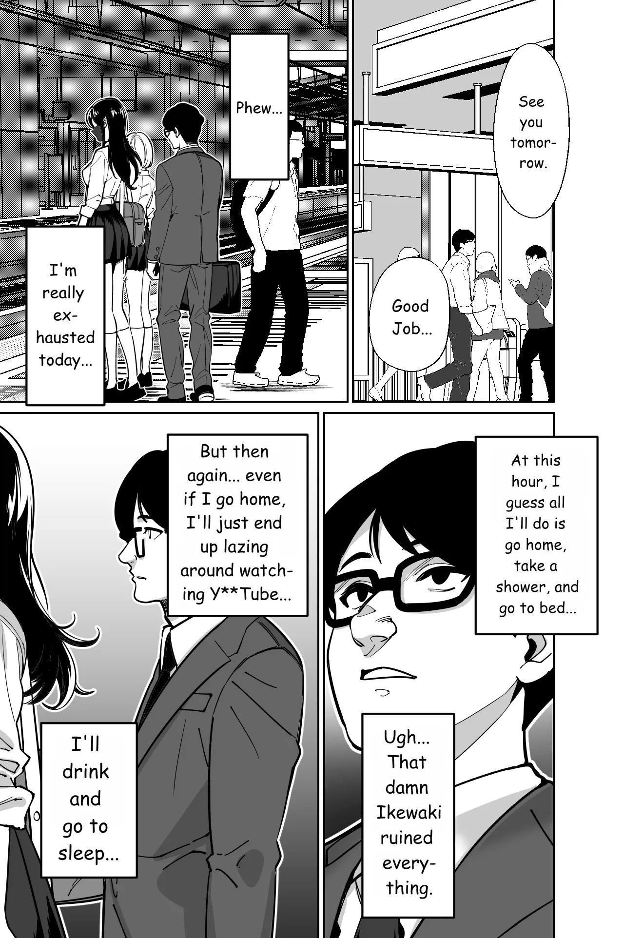 Train Molester, High School Girl ENG page 9 full