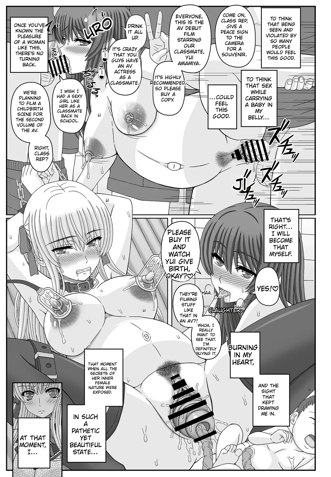 Iinchou wa Class no Ninshin Pet 4 + Oro Yui Hen page 7 full