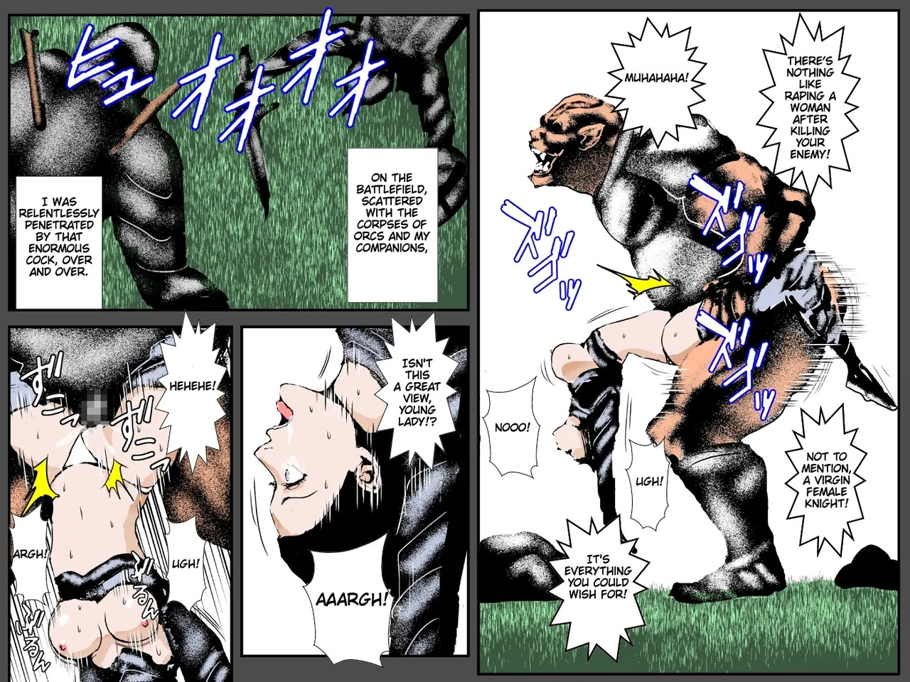 Musuko no Me no Mae de Orc ni Tanetsuke Sarete | Bred by Orcs In Front of My Son page 4 full