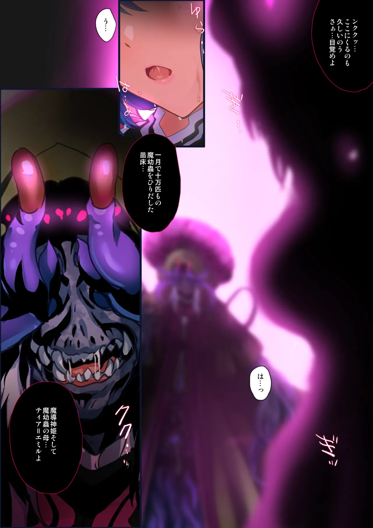 『ヒロイン受胎命令・魔蟲人間交配編』前・中編 page 2 full