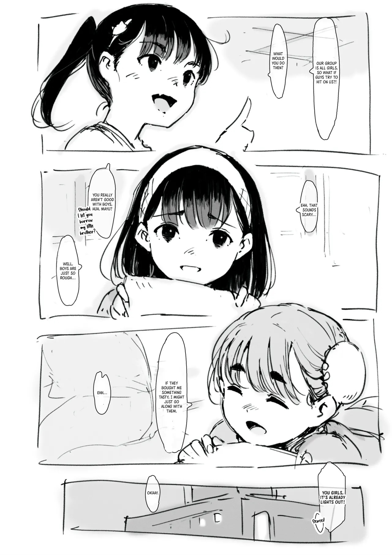 Shuugaku Ryokou-chuu no Shougakusei ga Damasarete Sex Shichau Hanashi｜The story of girls getting tricked into having sex on their field trip page 3 full