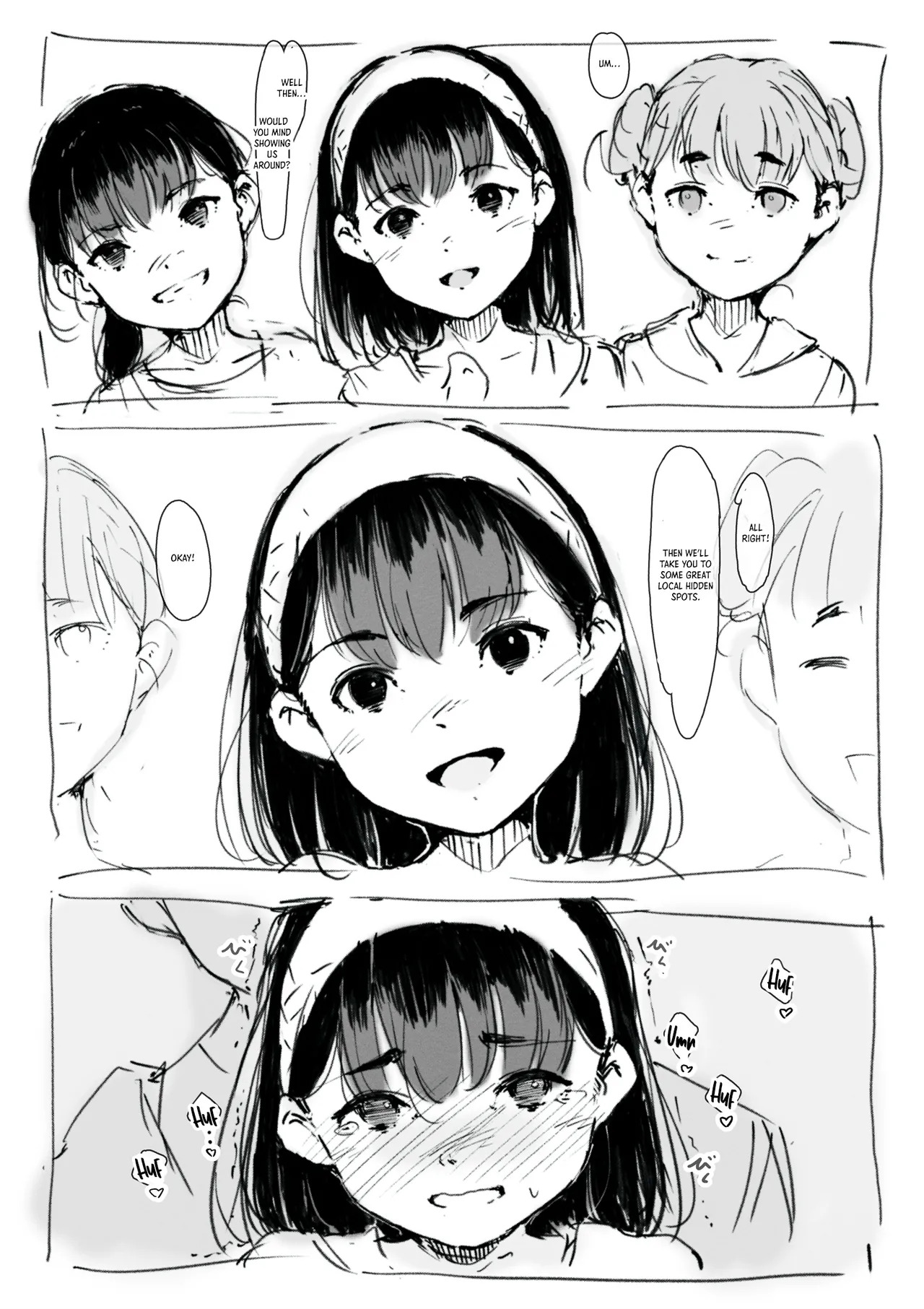 Shuugaku Ryokou-chuu no Shougakusei ga Damasarete Sex Shichau Hanashi｜The story of girls getting tricked into having sex on their field trip page 6 full