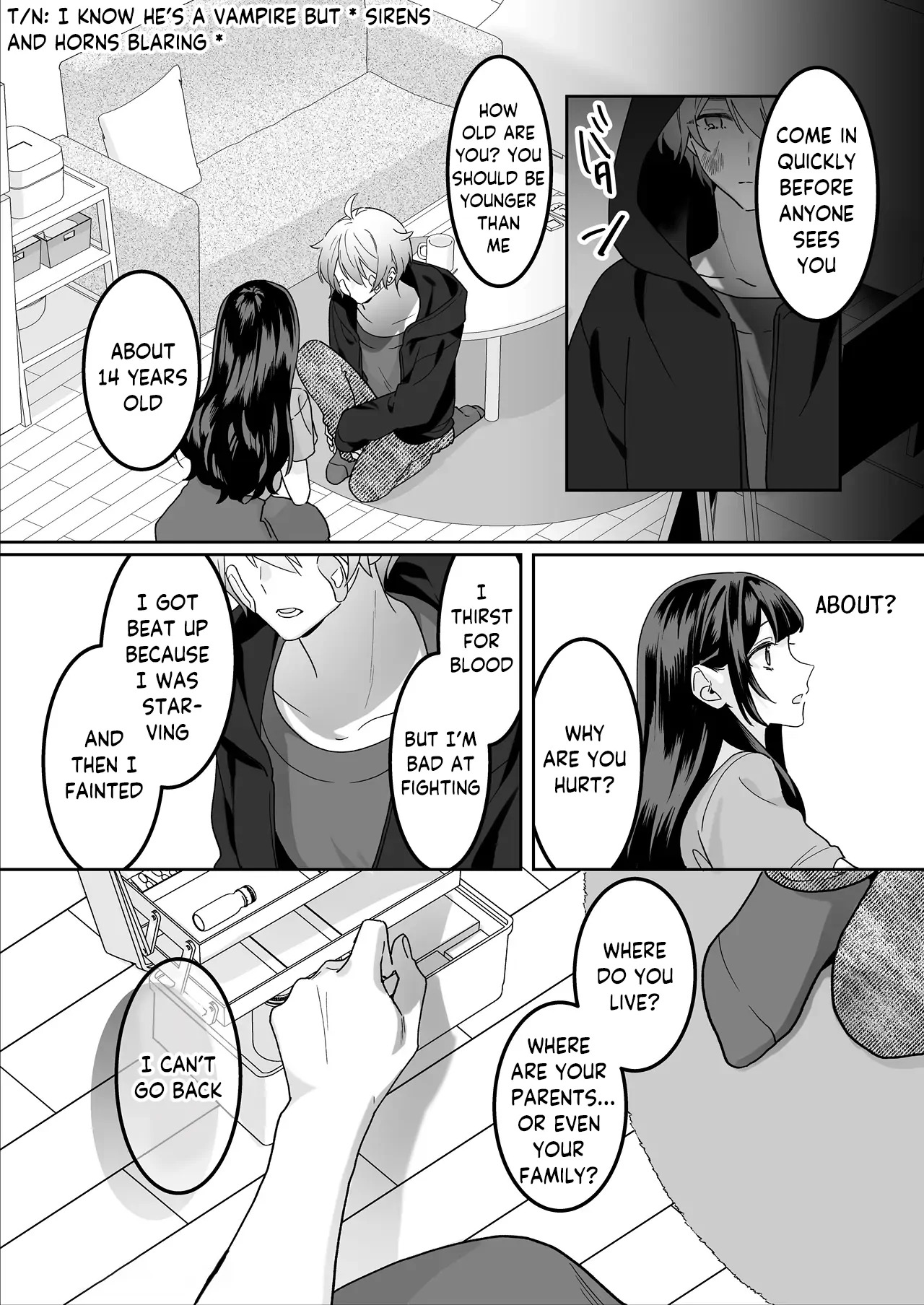 Hiroware Kyuuketsuki wa Oneesan wo Aishitaishi Aisaretai page 10 full