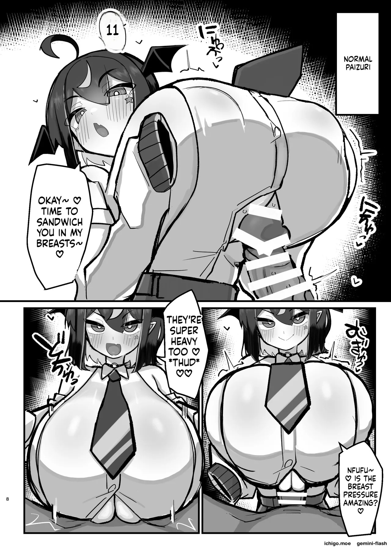VS乳魔なパイズリ本 エナノ編 page 7 full