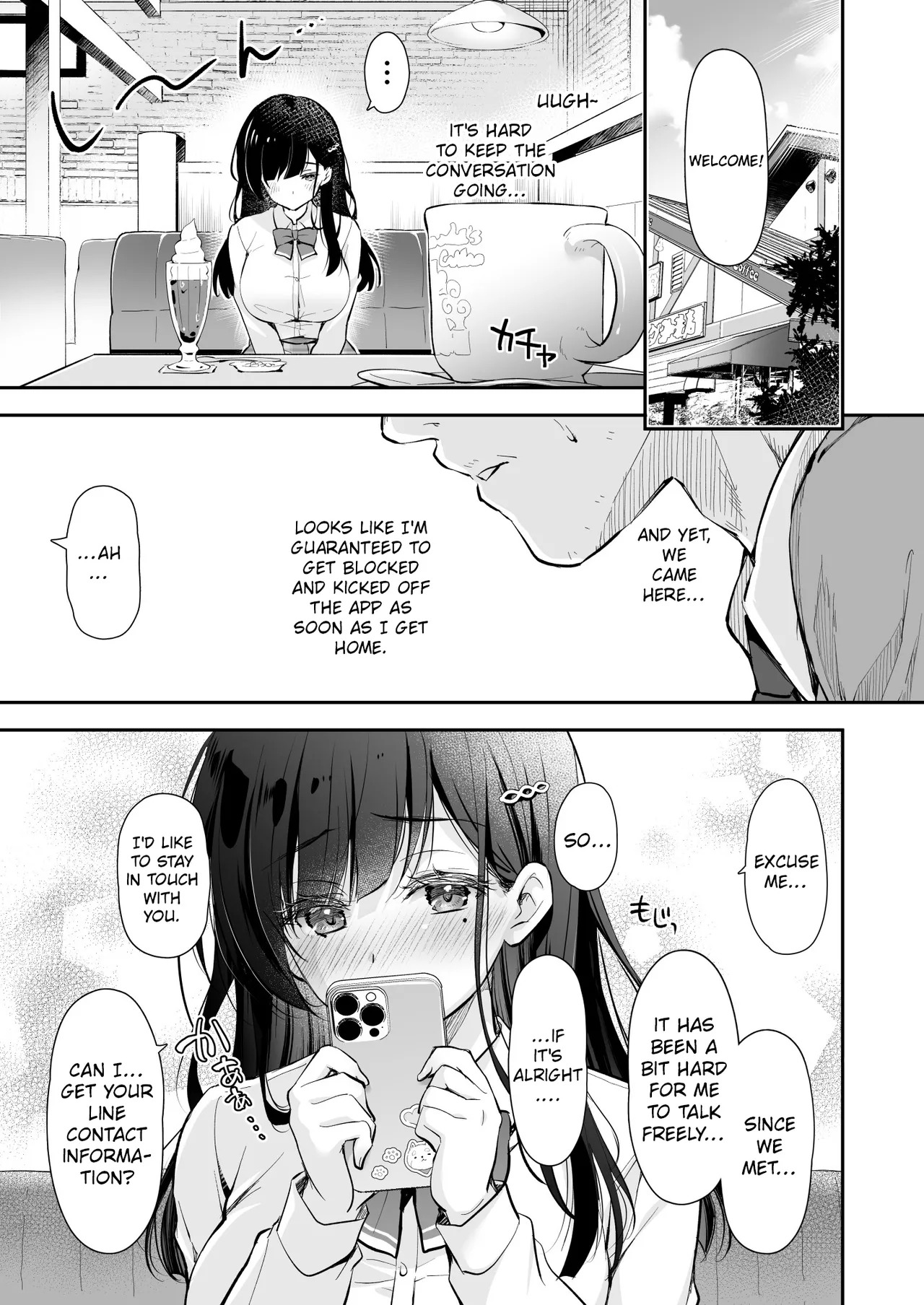 Best Match Kanojo -Seiso JK to Oji-san ga Appli de Deatte Amaama Ecchi- - Best Matching Girlfriend page 9 full