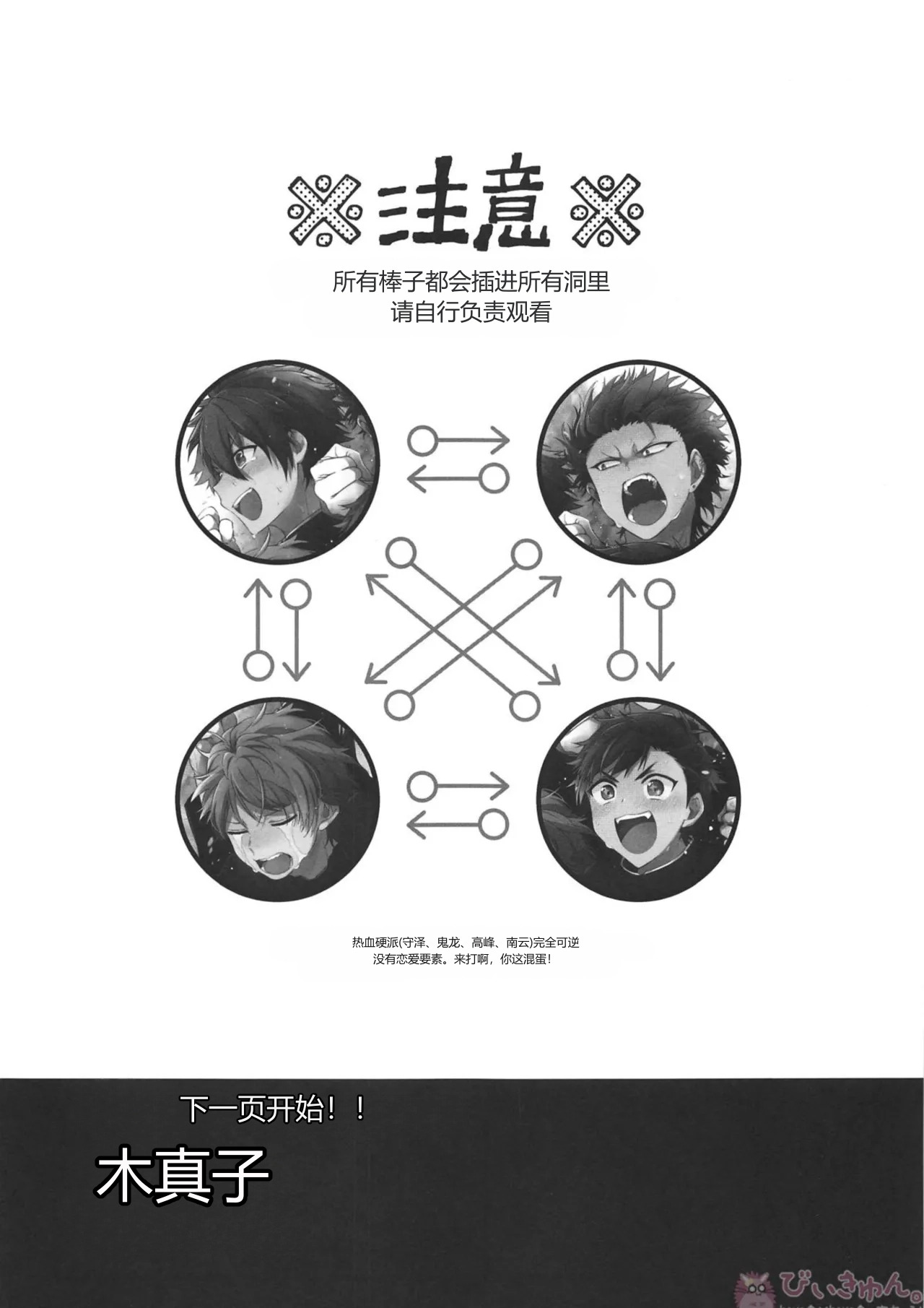 熱血硬派（热血硬派）__Nekketsukouha_4P!!!_-ai翻译 page 2 full