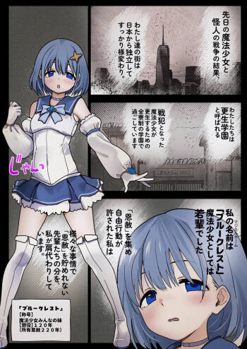 魔法少女敗北都市の漫画 cover
