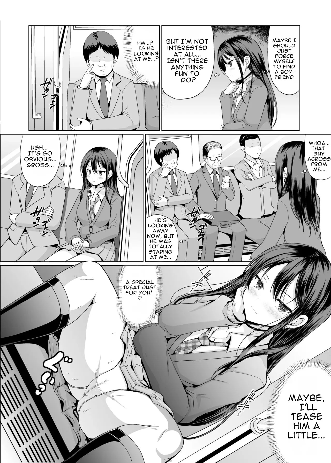 A girl who gets excited when she shows her private parts in front of other people. page 3 full