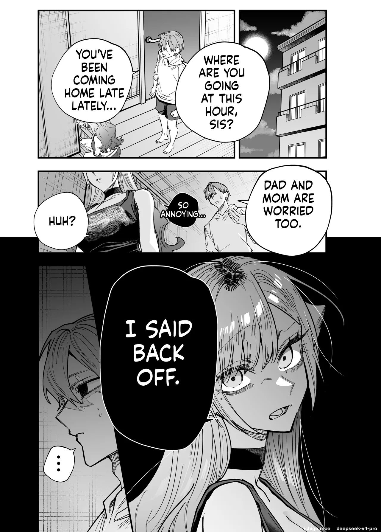 Namaiki na Gal Ane o Ore Nari no Houhou de Wakaraseru Hanashi - Part 1 page 2 full