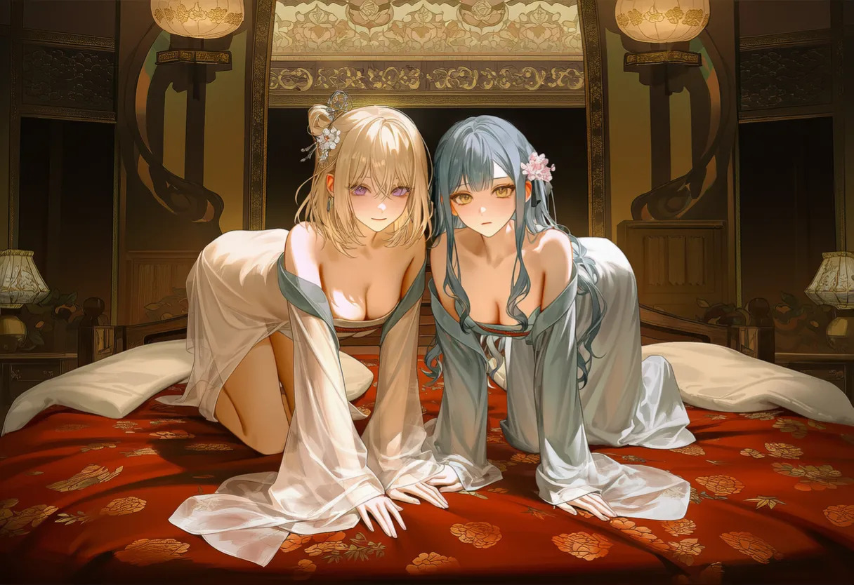 【前戏+正戏1+正戏2】织女*2和憋了一年的牛郎 page 4 full