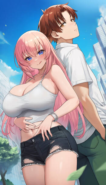 Honami Shelters From the Rain, Then Rides the T-Rex   Doujin with dialogue cover