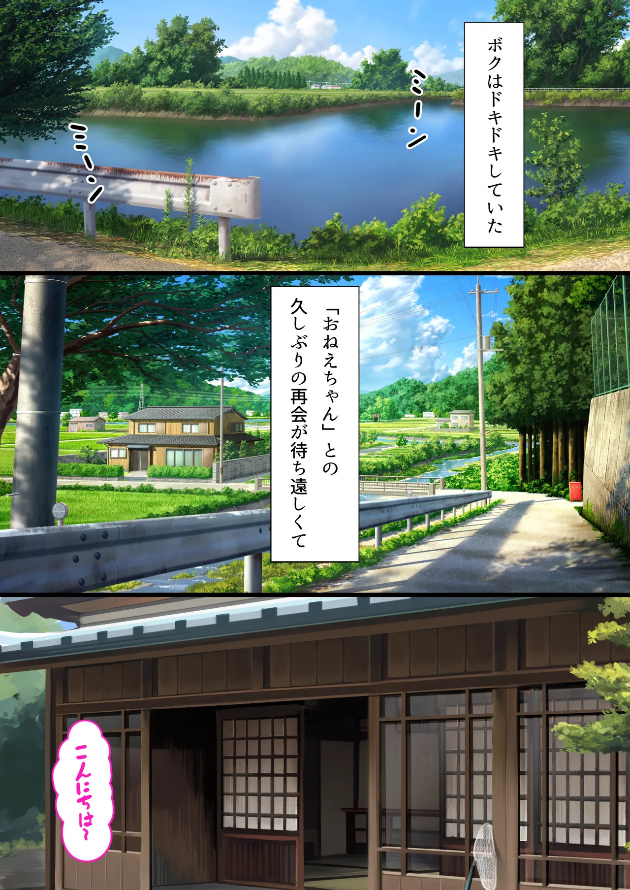 夏休み、都会から来たお姉ちゃんと中出しごっこ page 3 full