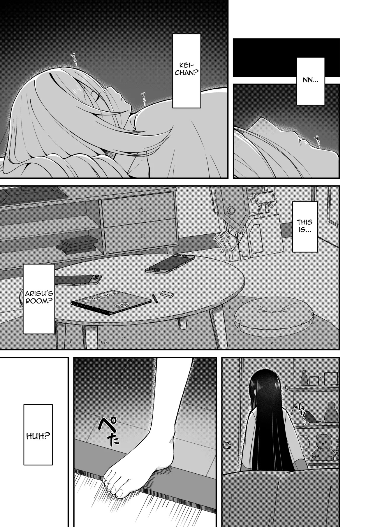 Asa Okitara Alice to Irekawatteta!? Sensei ga Kei-chan ni Maintenance Sarechau Hanashi | A Story About Sensei Waking Up in Arisu's Body and Getting Worked Over by Kei-chan!? page 4 full