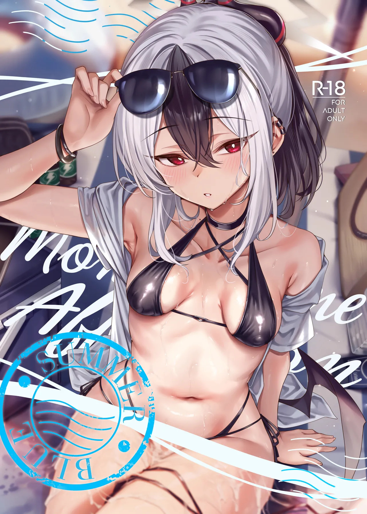 MONOCHROME AFFECTION -SUMMER BLUE- page 2 full
