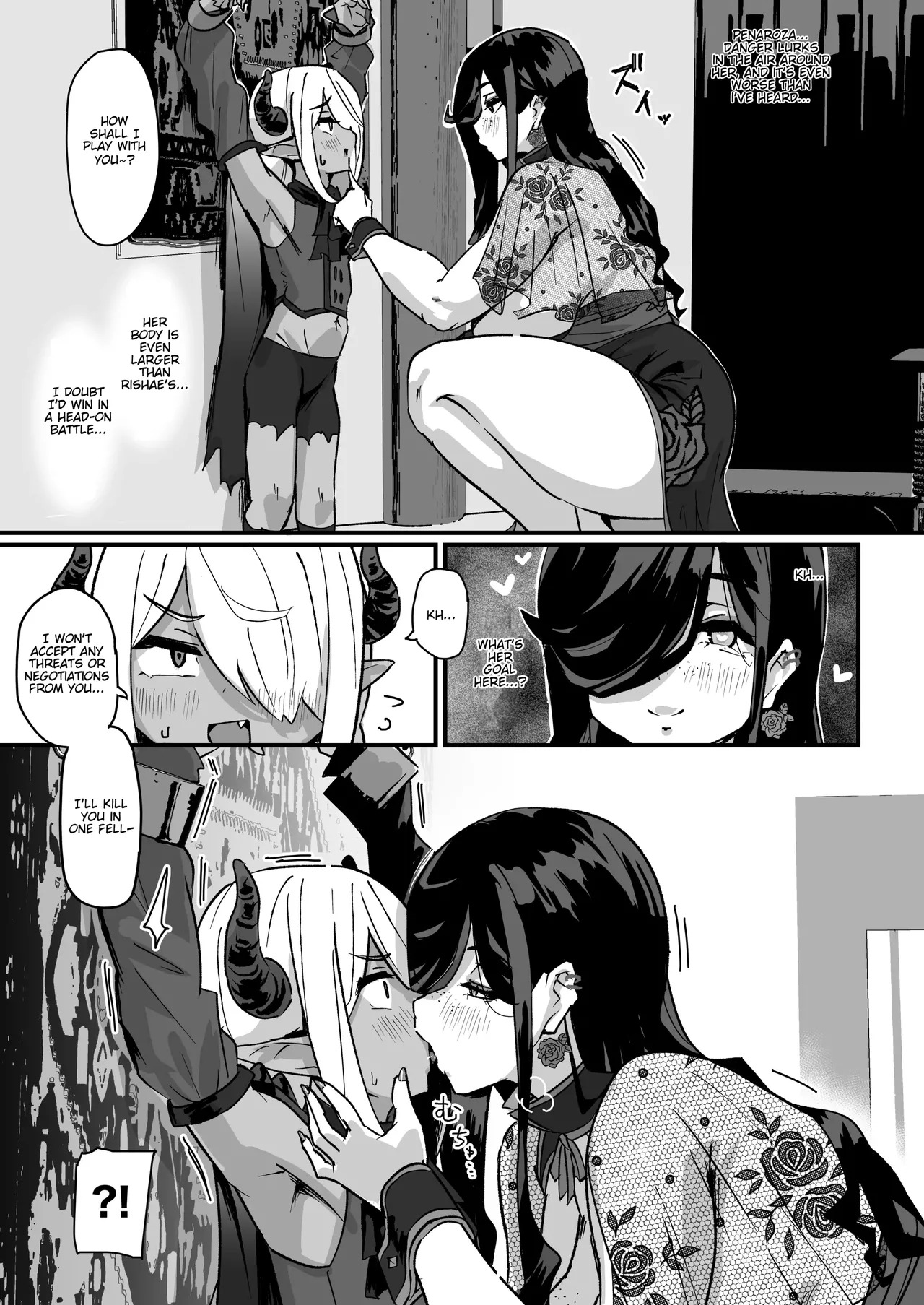 Kusozako Sourou Maou wa Chouchoushin no Mucchimuchi Dekashiri Majo ni mo Makeppanashi | The Bratty, Quick-Shot Demon Lord Just Can't Win Against This Super Tall Dumptruck Witch Either! page 10 full