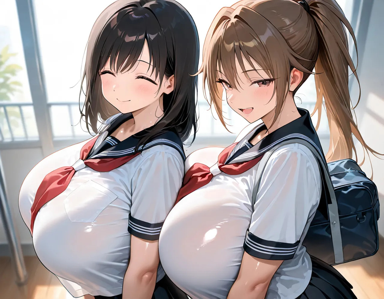 全肯定スケベ学園：綾&さつき編 / Aya & Satsuki page 5 full