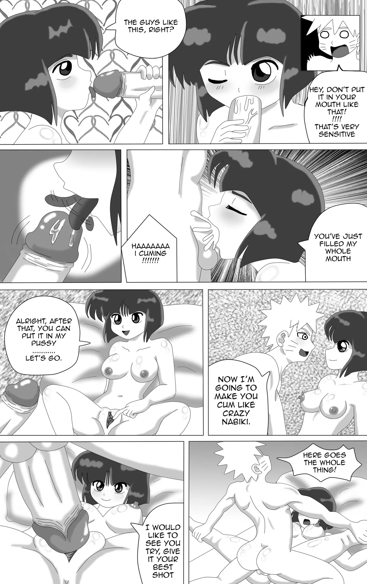 CROSSOVER NARUTO X SHAMPOO & NABIKI TENDO page 6 full