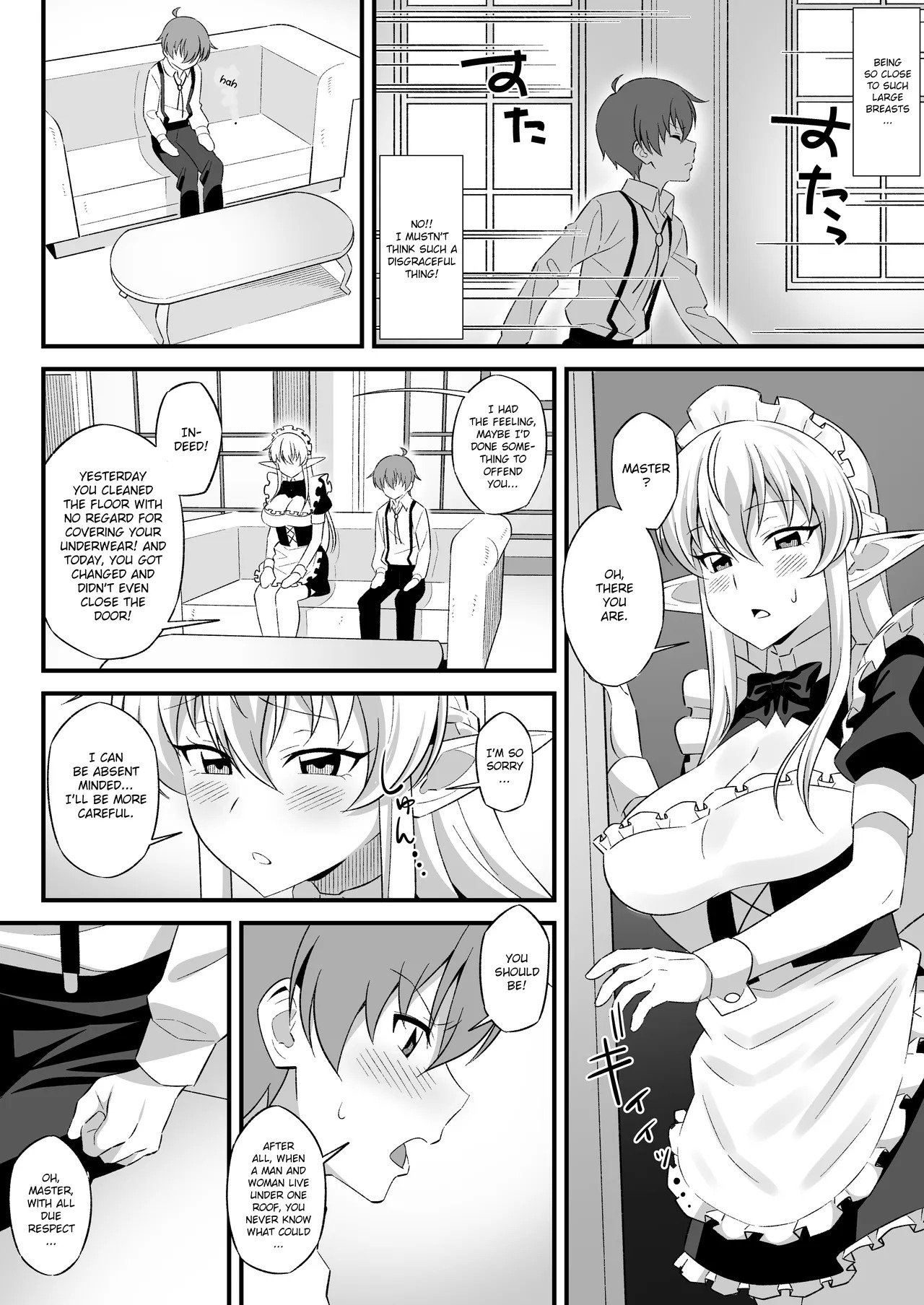 Oyashiki ni Tsukaeru Elf wa Goshujin-sama ni XXXX de Gohoushi Suru no ga Shigoto desu | The Elven Maid in the Mansion's Duty is to Service Her Master with XXXX page 5 full