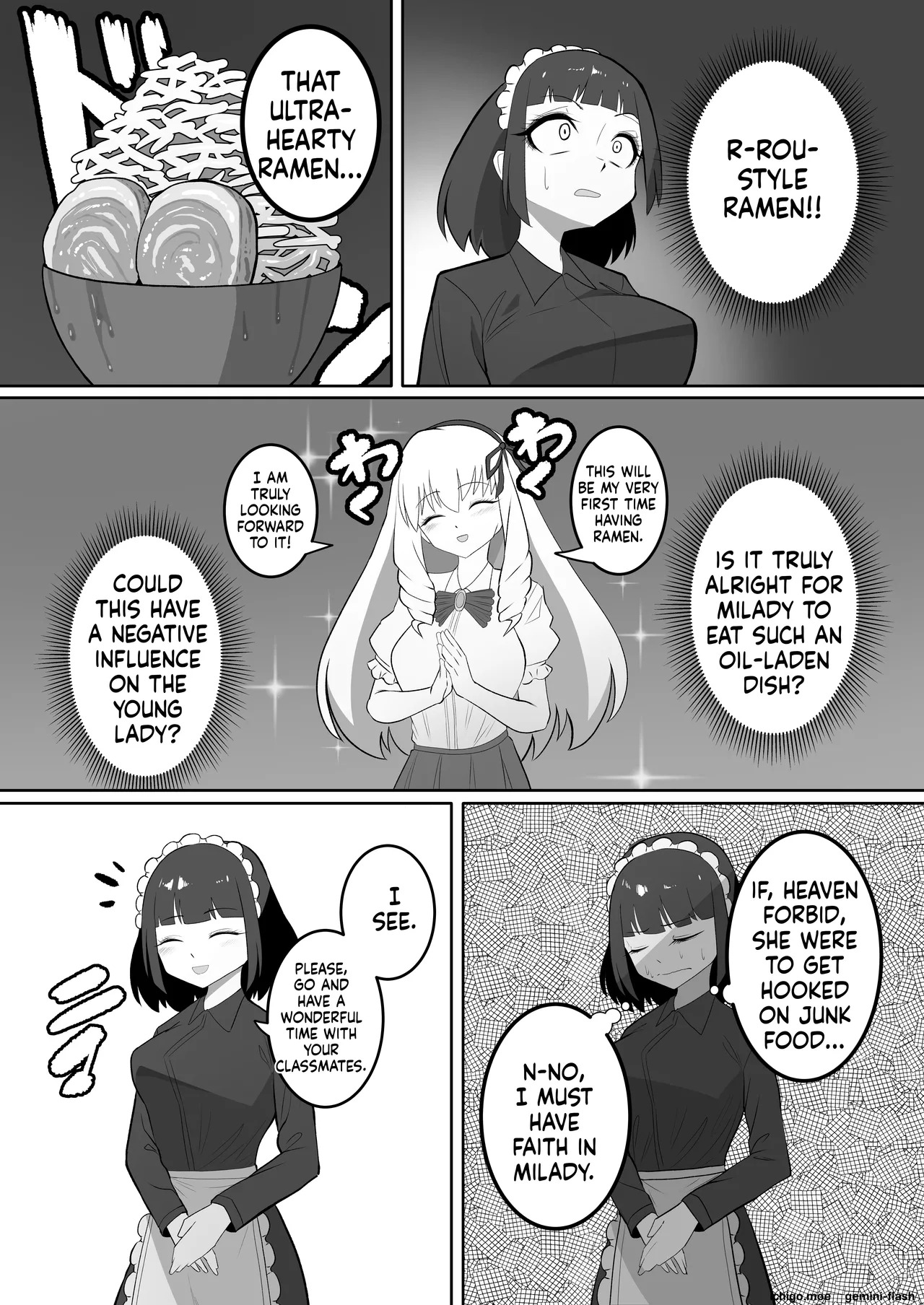 A young lady who gets really fat and her maid who goes crazy page 2 full