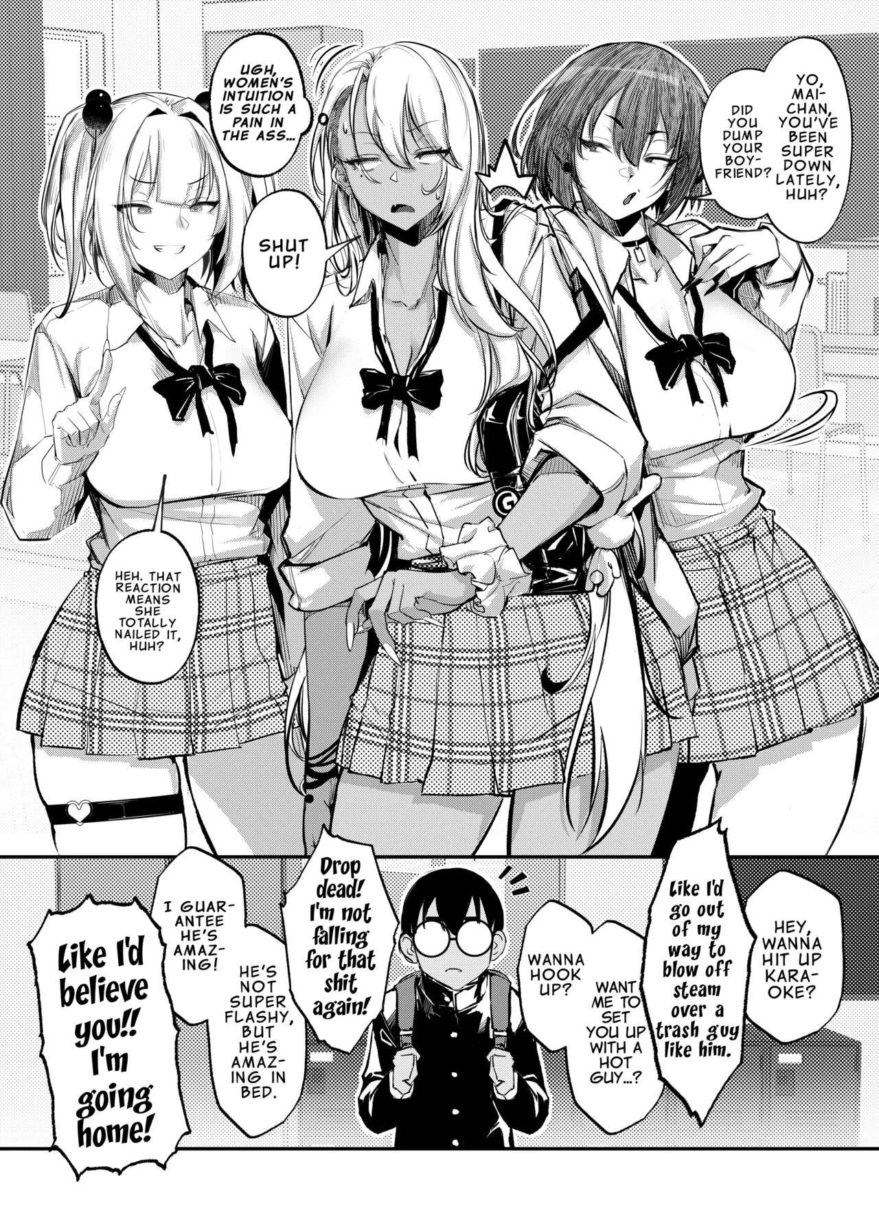 Namaiki JK ga Wakaraserareru Hon 3.0 | Putting a Cheeky Gyaru in Her Place 3.0 page 8 full