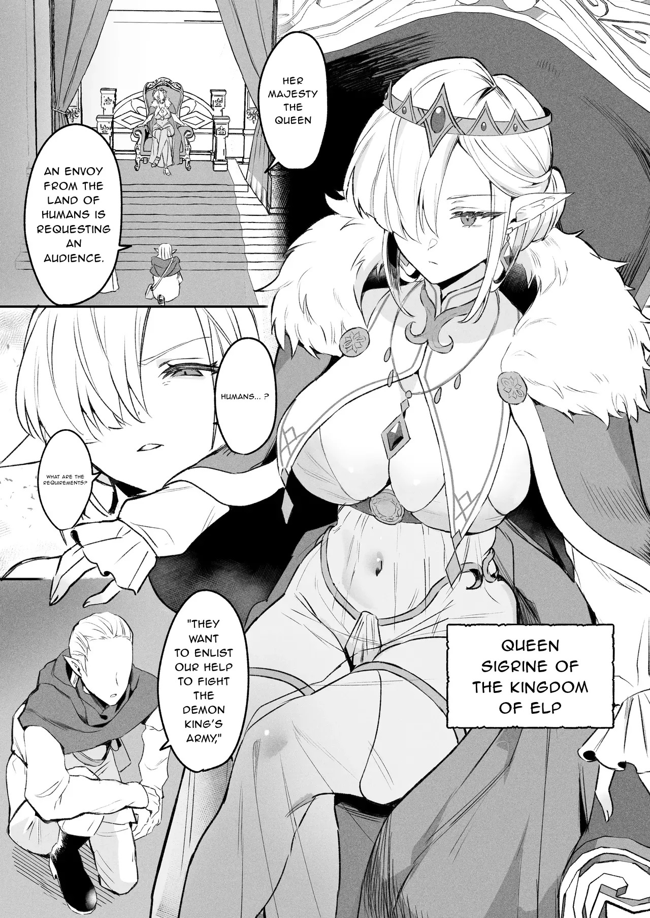 Elf no Joou to Mithril no Chinko - The elf Queen and the Mithril phallus page 2 full