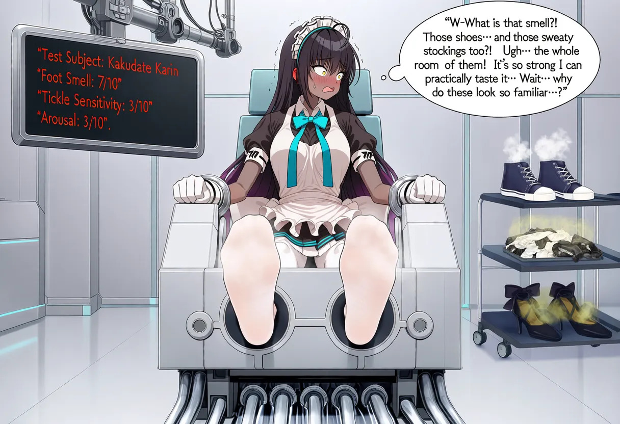 Karin's Foot Fetish Experiment — Smell, Tickling & Sensory Overload page 7 full