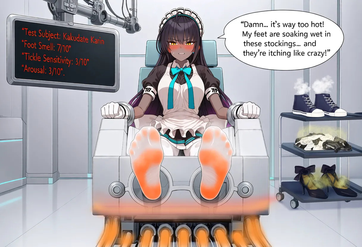 Karin's Foot Fetish Experiment — Smell, Tickling & Sensory Overload page 8 full