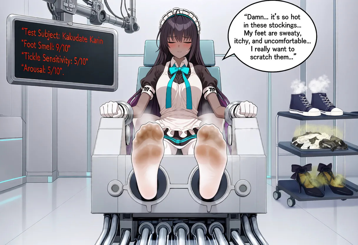 Karin's Foot Fetish Experiment — Smell, Tickling & Sensory Overload page 9 full