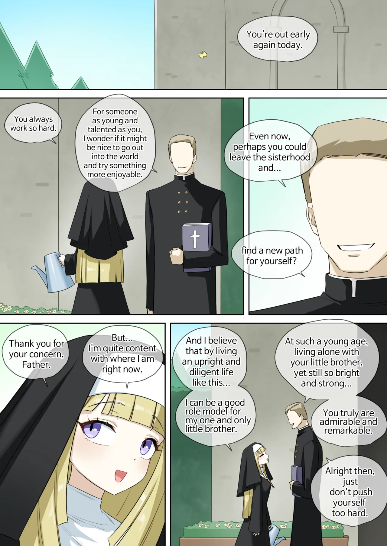 The Nun Who tricks her Sibling page 3 full