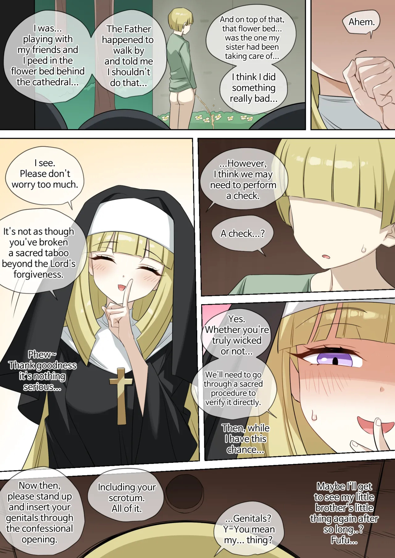 The Nun Who tricks her Sibling page 8 full