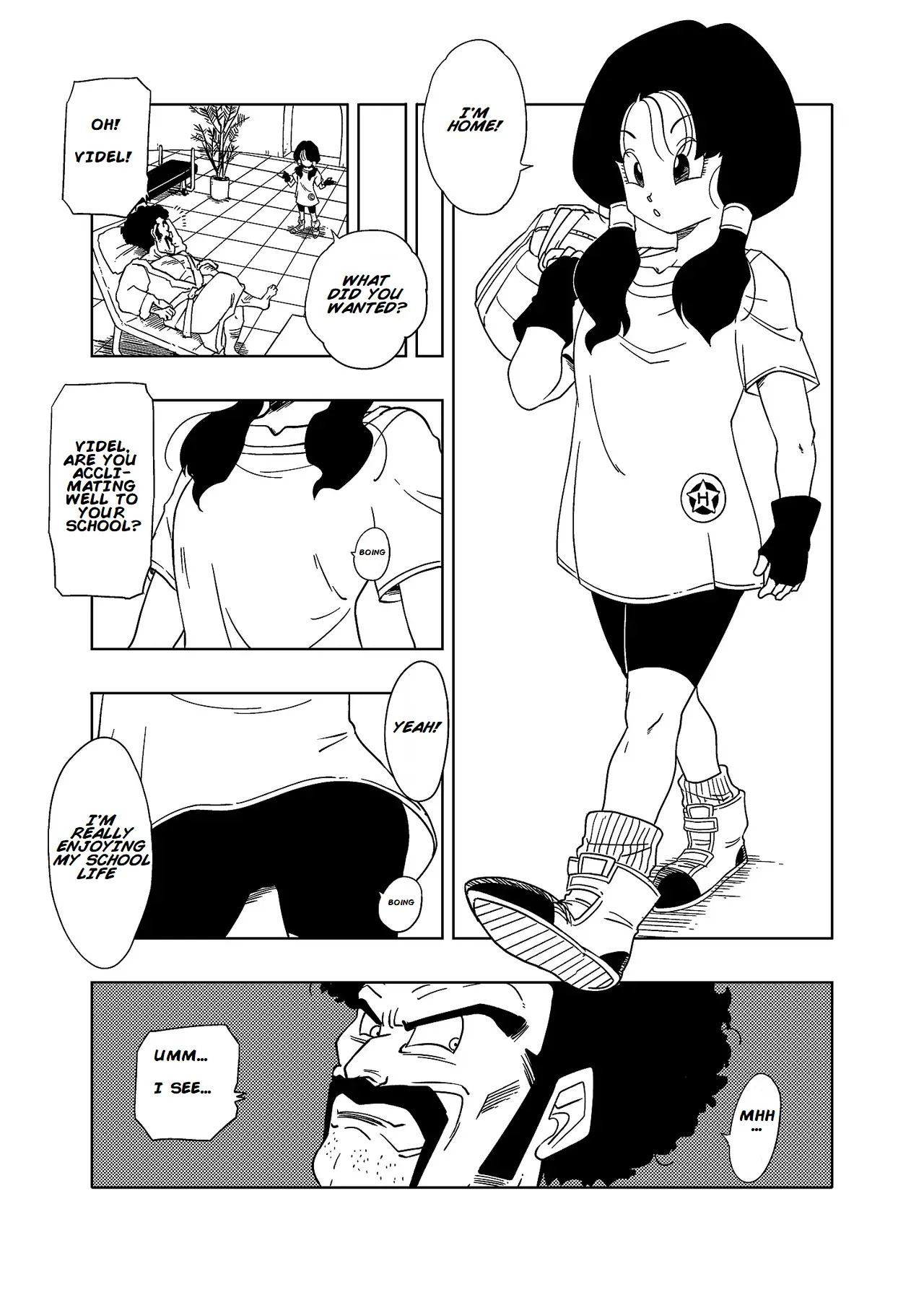 DB-X Satan & Videl Hen page 1 full