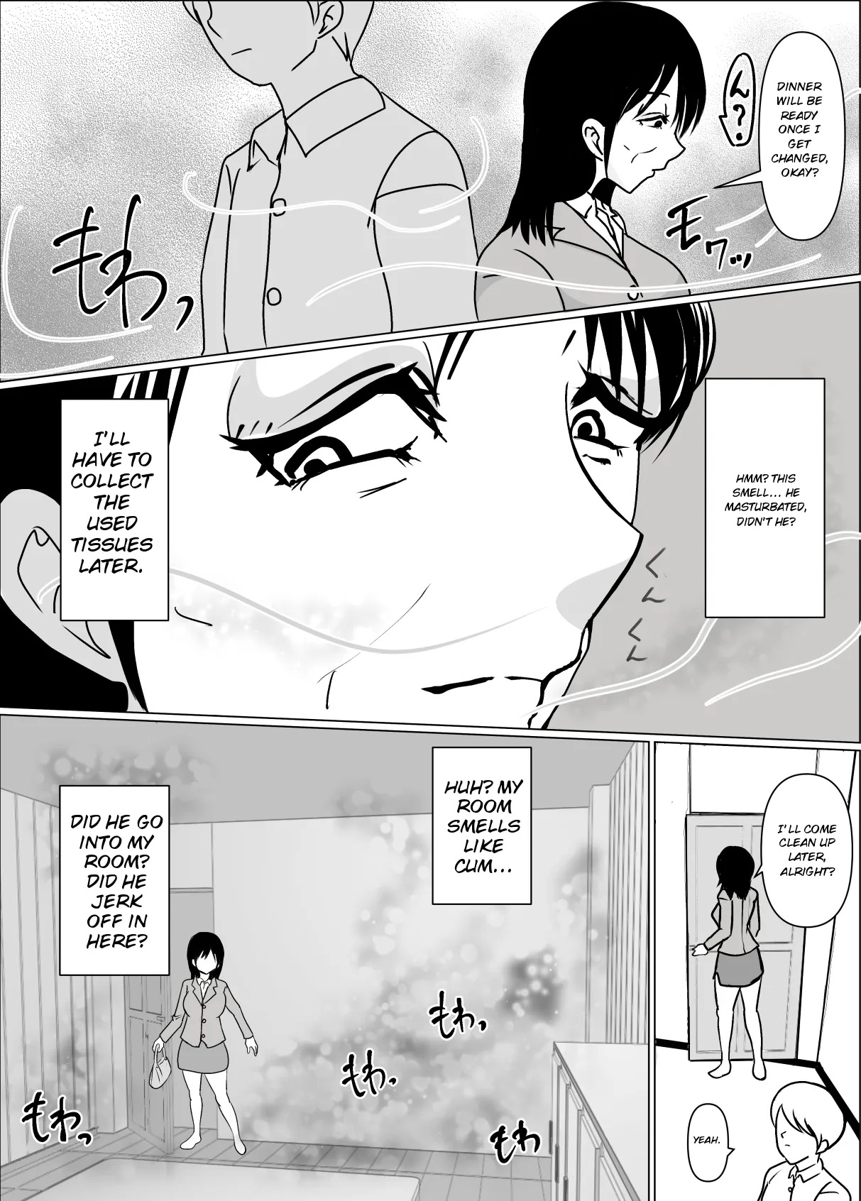 Okaa-san no Chitsu ga Keiren Shite Penis ga Nukenai node Naka ni Dashita Hanashi page 8 full