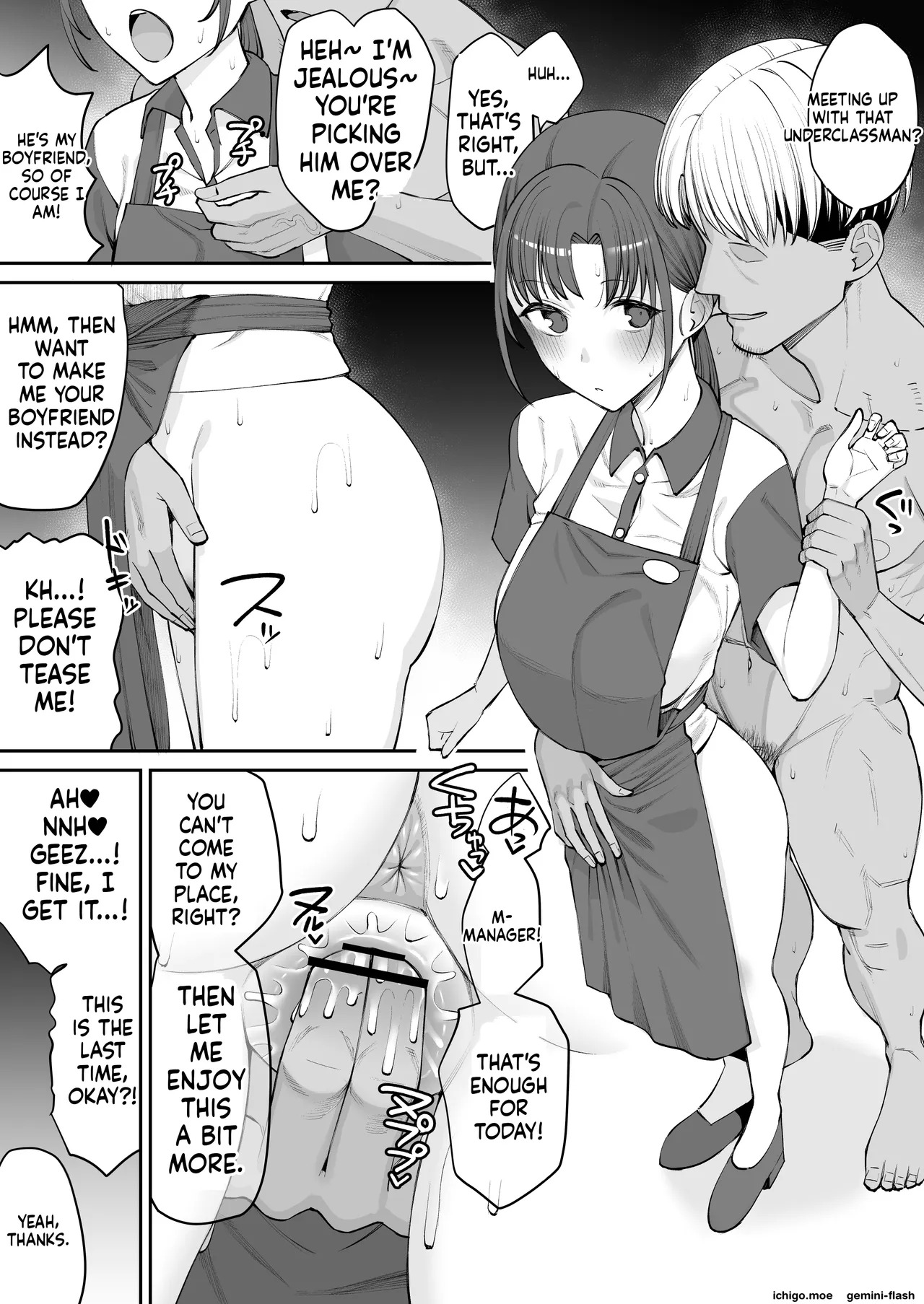 My Part-Time Job Senior Is the Manager’s Sex Friend page 10 full