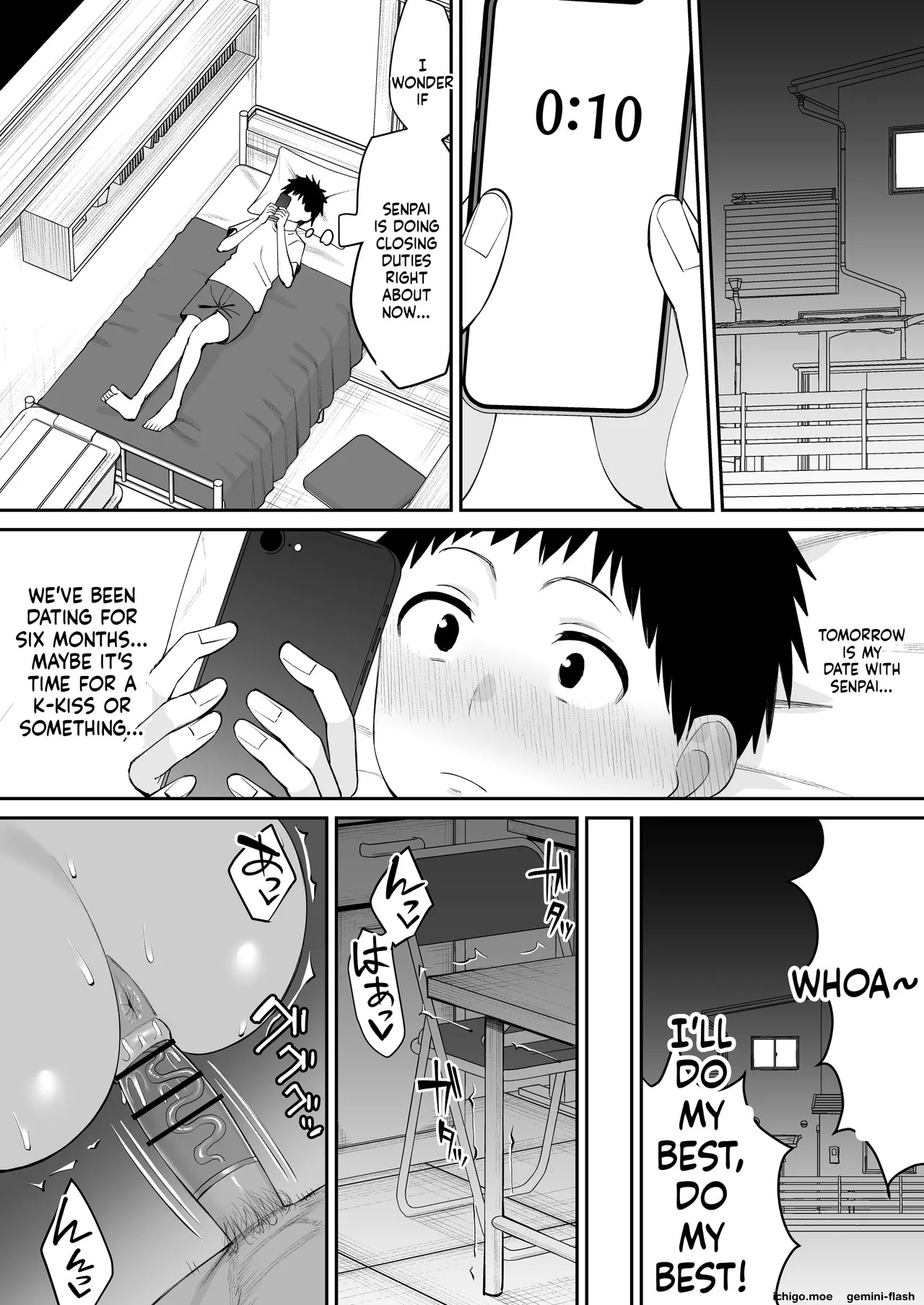 My Part-Time Job Senior Is the Manager’s Sex Friend page 4 full