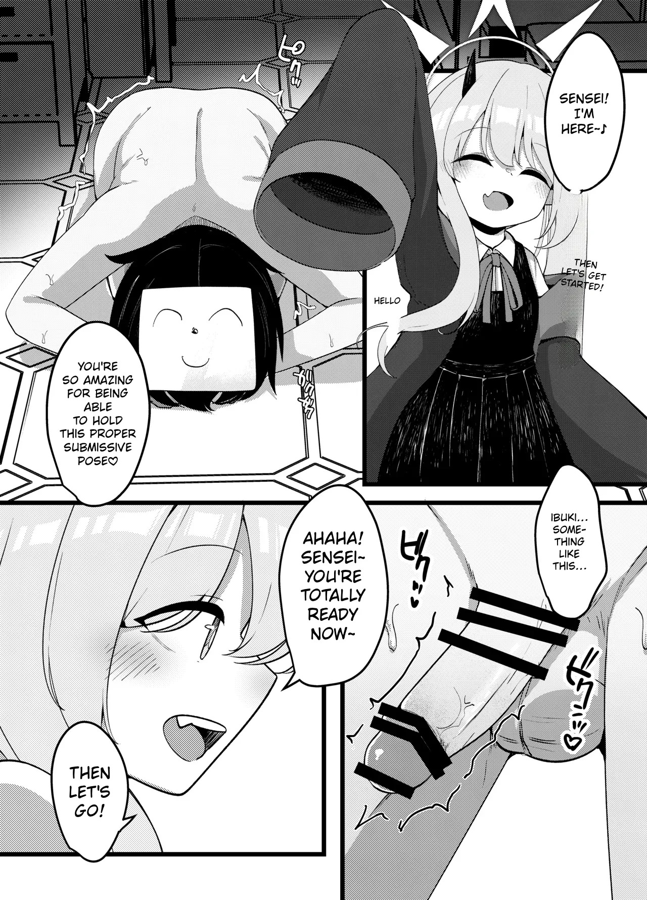 Seiyoku Tsuyotsuyo Succubus Ibuki ga Maso Sensei o Ijime Tsukusu Hanashi | The Story of Ibuki, the Powerful Succubus, Who Bullied Maso-sensei to the Extreme page 4 full